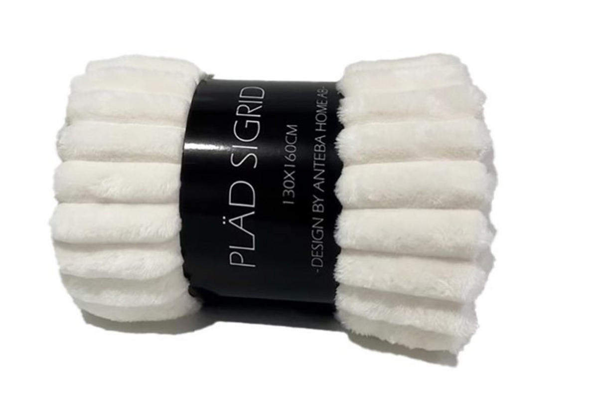 FILT 130/160 cm  - vit, Design, textil (130/160cm)