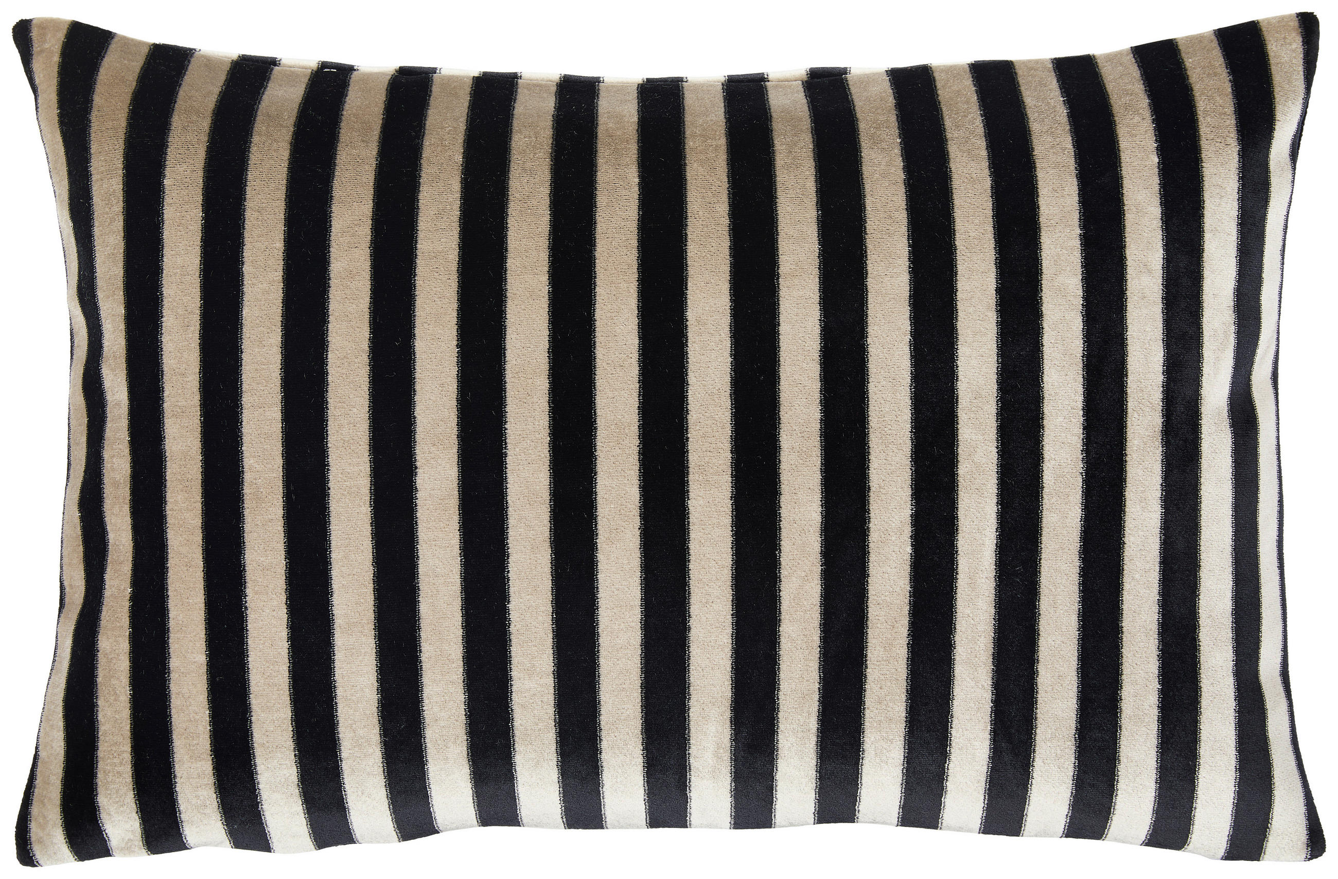 KISSENHÜLLE MUTZTAGATA 40/60 cm  - Schwarz/Braun, Design, Textil (40/60cm) - Dieter Knoll