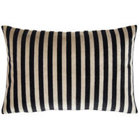 KISSENHÜLLE MUTZTAGATA 40/60 cm  - Schwarz/Braun, Design, Textil (40/60cm) - Dieter Knoll