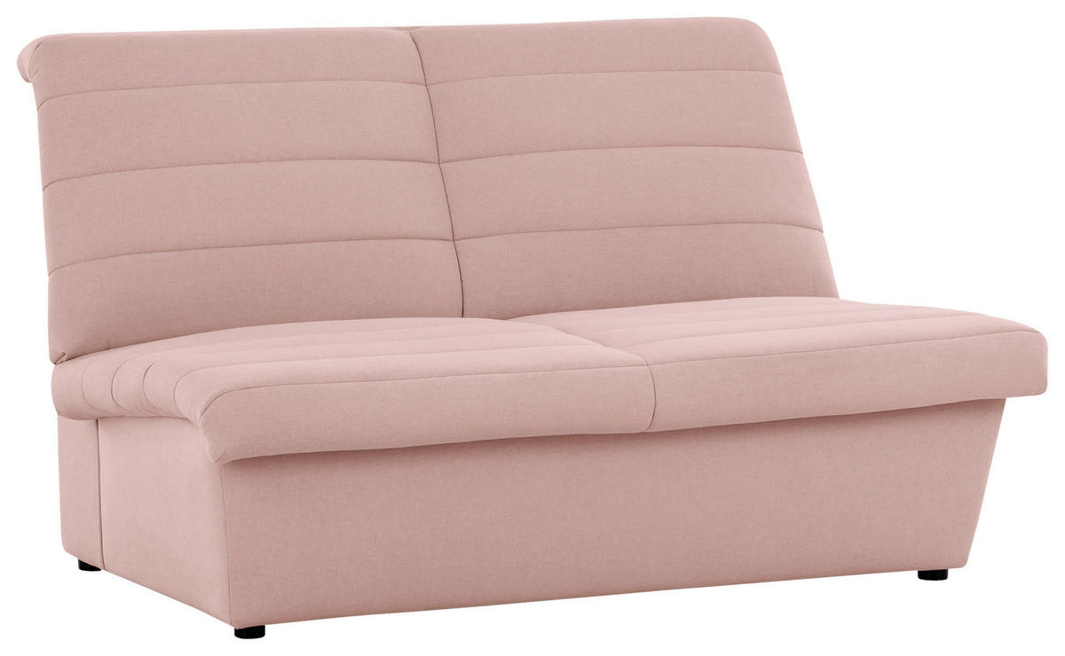 2-SITZER-SOFA Webstoff Rosa  - Schwarz/Rosa, Design, Kunststoff/Textil (145/92/103cm) - LOOKS by W.Joop