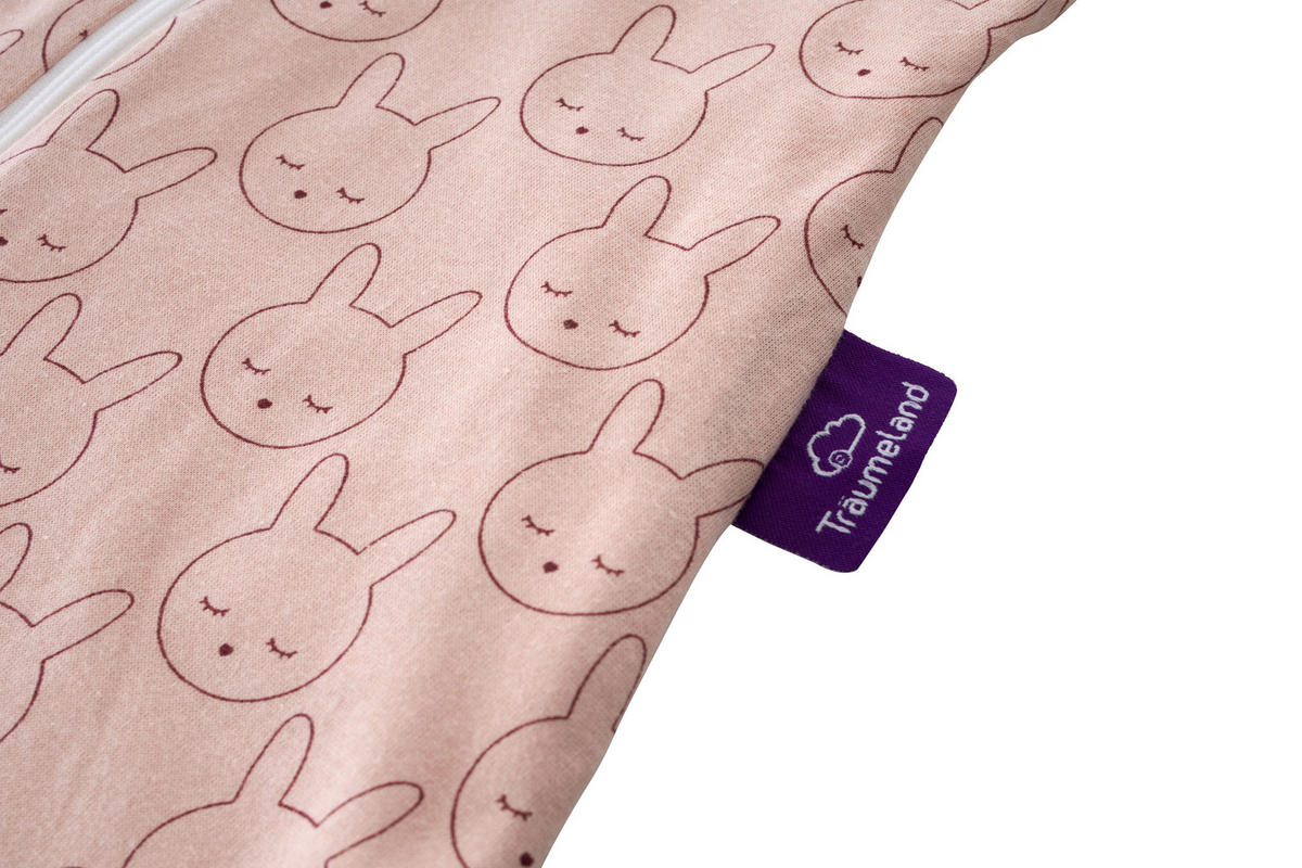 BABYSCHLAFSACK Kuschelhase Beige    110   - Beige/Altrosa, Basics, Textil (110null) - Träumeland