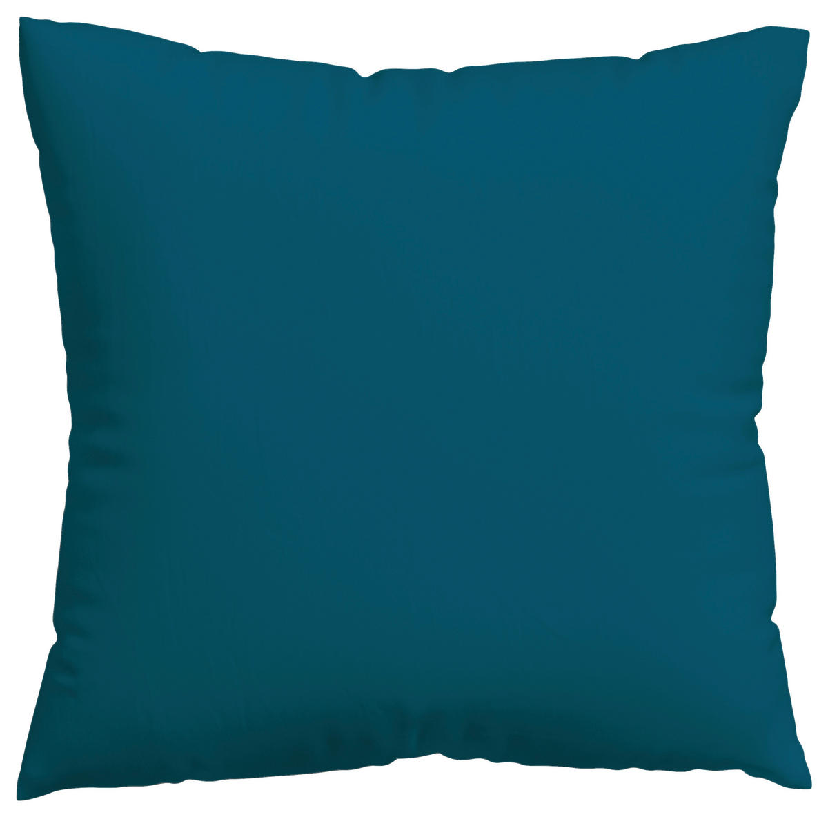 KISSENHÜLLE KNITTED JERSEY 40/40 cm  - Petrol, Basics, Textil (40/40cm) - Schlafgut