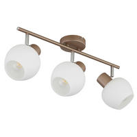 STRAHLER Eileen 50/12,5/17,5 cm  - Chromfarben/Braun, Design, Glas/Metall (50/12,5/17,5cm) - Globo