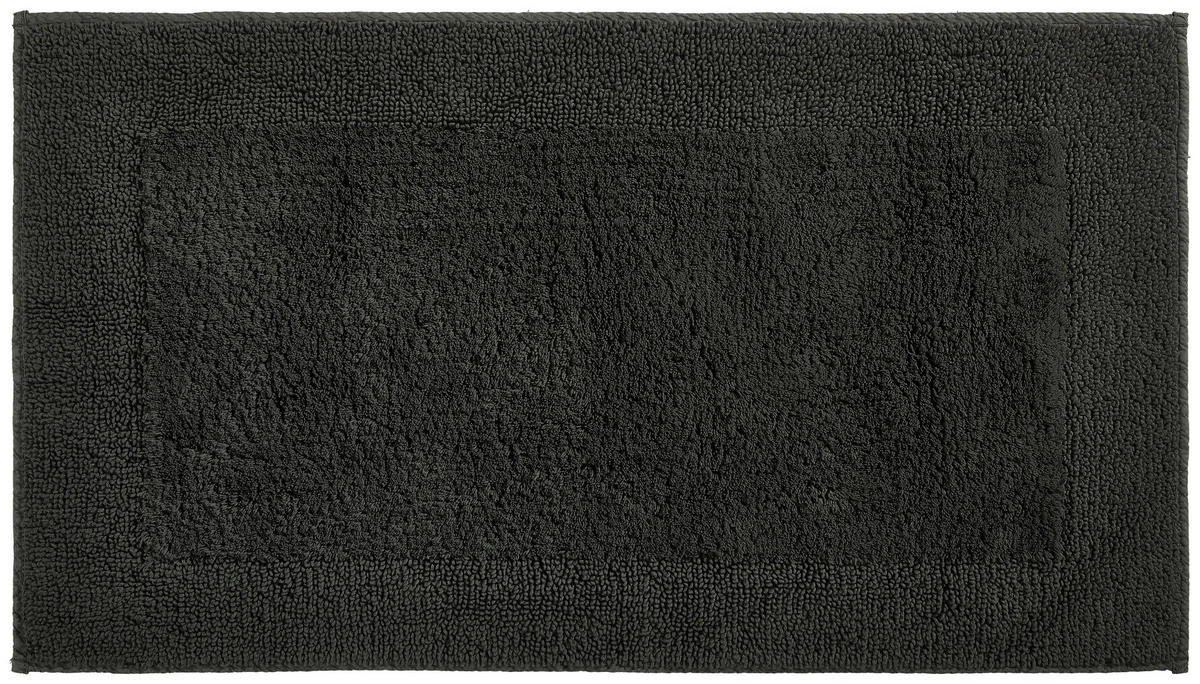 BADEMATTE Anthrazit 60/100 cm  - Anthrazit, Textil (60/100cm) - Dieter Knoll