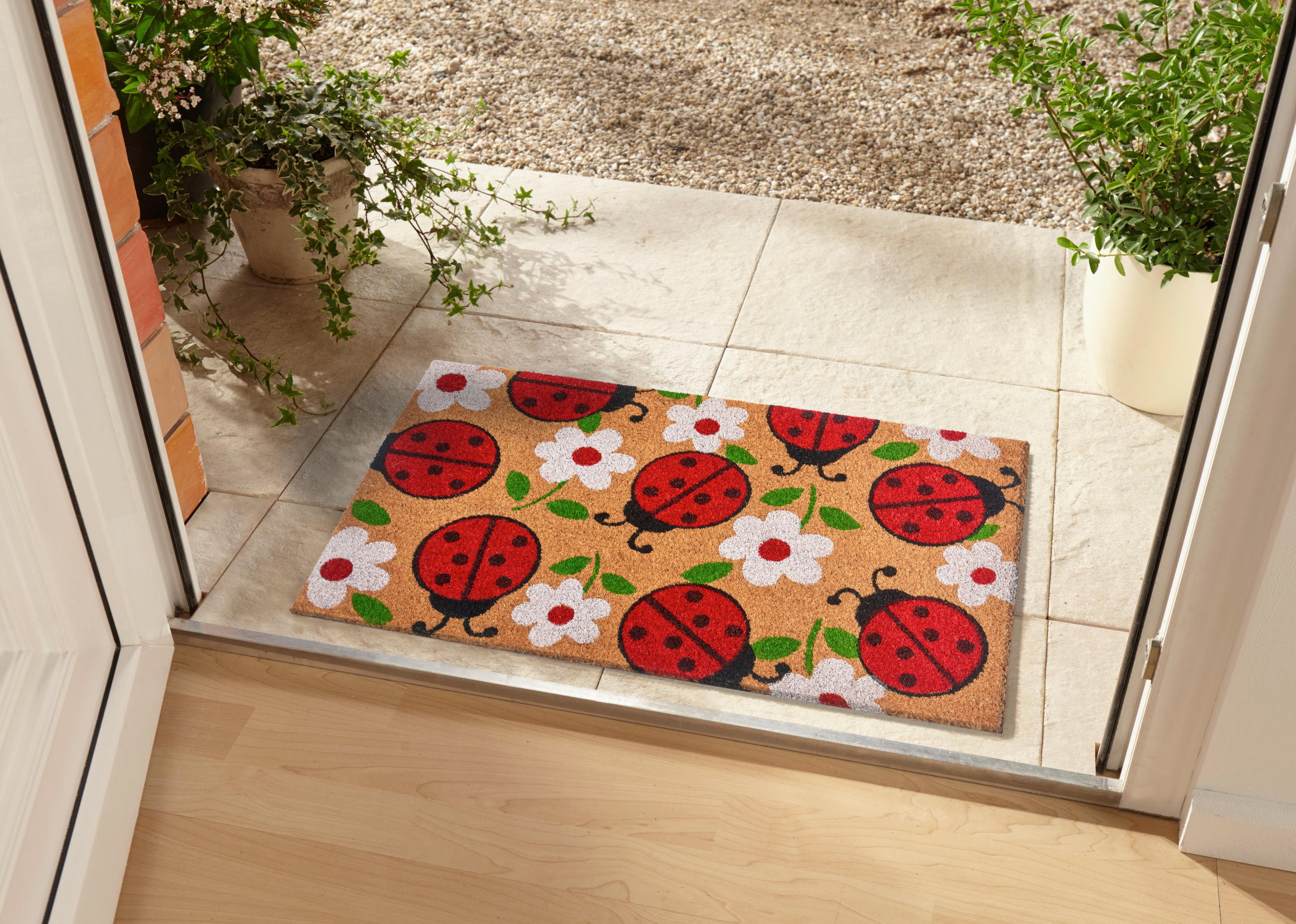 KOKOSMATTE  45/75 cm  Multicolor, Hellbraun  - Hellbraun/Multicolor, Basics, Naturmaterialien/Kunststoff (45/75cm)