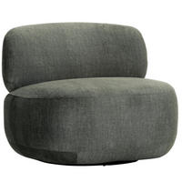 SESSEL in Flachgewebe Dunkelgrün  - Dunkelgrün/Schwarz, Design, Textil/Metall (95/75/92cm) - Lomoco