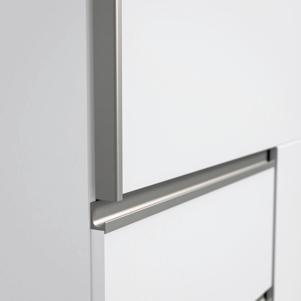 ORMAR S KLIZNIM VRATIMA bijela   - bijela/boje aluminija, Moderno, drvni materijal/metal (269,7/200,5/61cm) - Carryhome