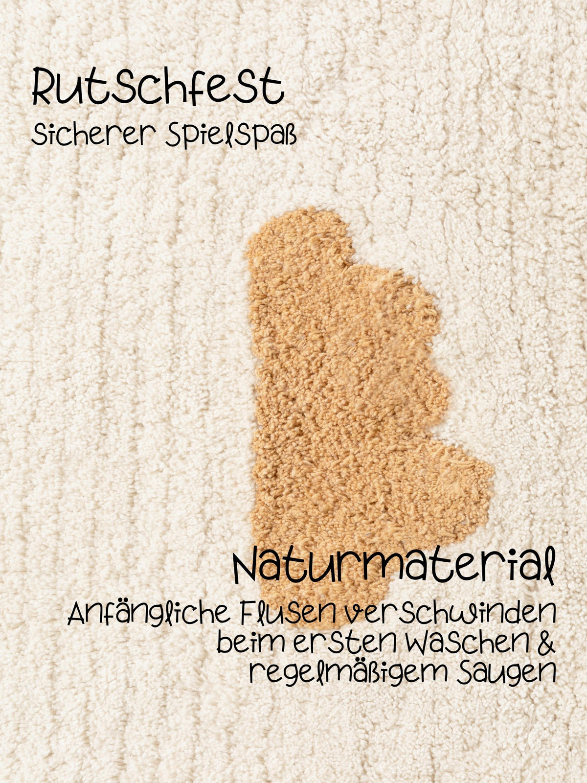 KINDERTEPPICH Snuggle Willy 140/200 cm  in Creme, Hellrosa, Koralle  - Koralle/Hellrosa, Basics, Kunststoff/Textil (140/200cm) - Hanse Home