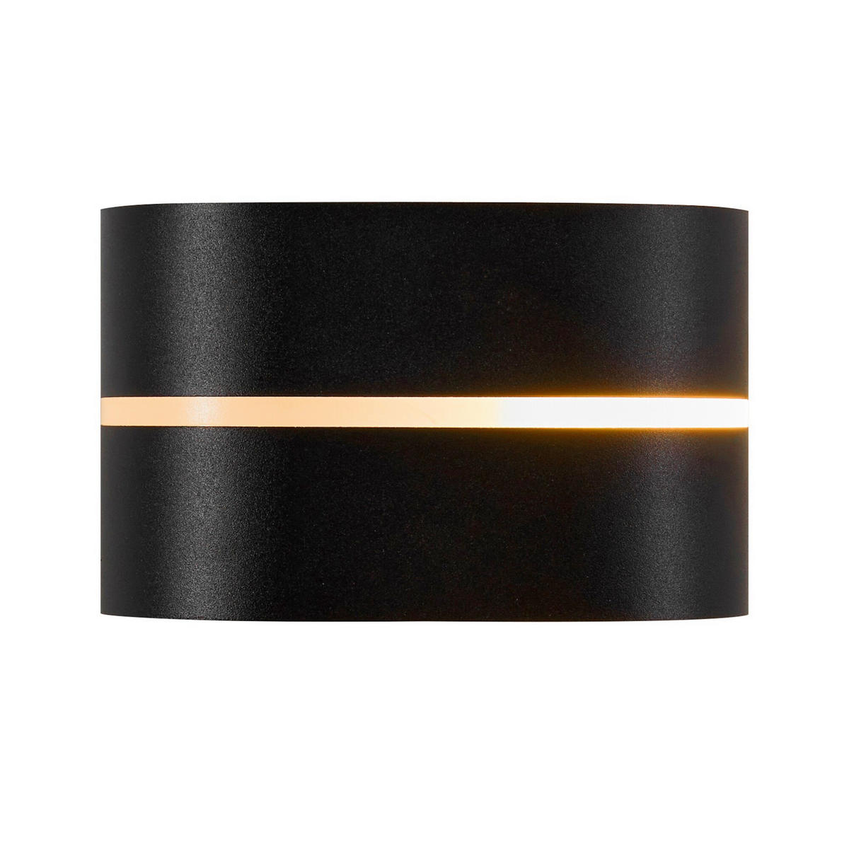 WANDLEUCHTE Sibelis 12/11.5/19.5 cm  - Schwarz, Design, Kunststoff (12/11.5/19.5cm) - Nordlux