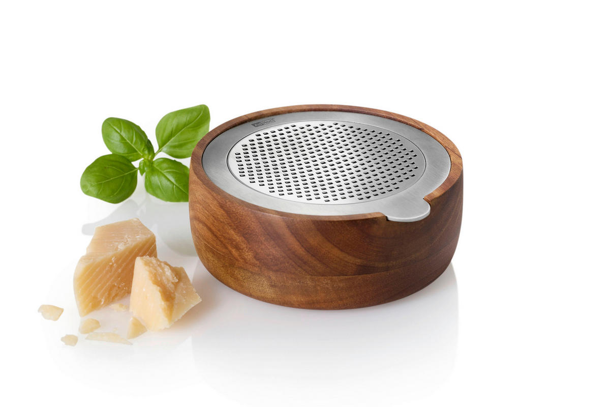 REIBE CUTN SERVE  - Akaziefarben, Design, Holz/Metall (13,3/5cm) - AdHoc