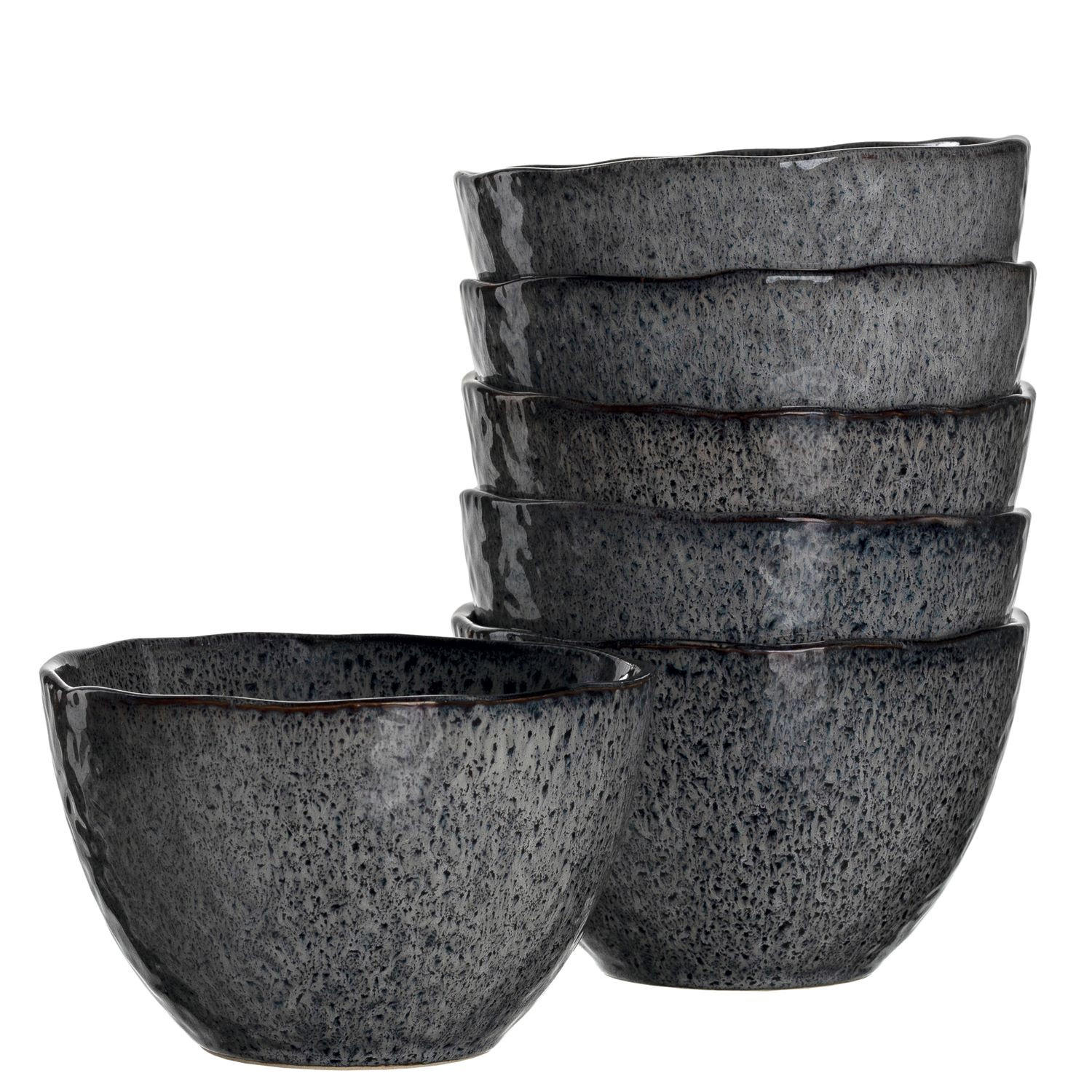 MÜSLISCHALENSET Matera 6-teilig 15 cm  - Anthrazit, LIFESTYLE, Keramik (15cm) - Leonardo