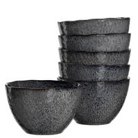 MÜSLISCHALENSET Matera 6-teilig 15 cm  - Anthrazit, LIFESTYLE, Keramik (15cm) - Leonardo