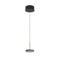 LED-HÄNGELEUCHTE Guano 15,5/200 cm   - Schwarz/Braun, KONVENTIONELL, Metall (15,5/200cm) - Trio Leuchten