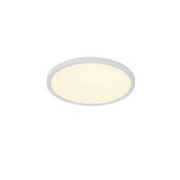 LED-DECKENLEUCHTE     - Weiss, Basics, Kunststoff (29/3cm)