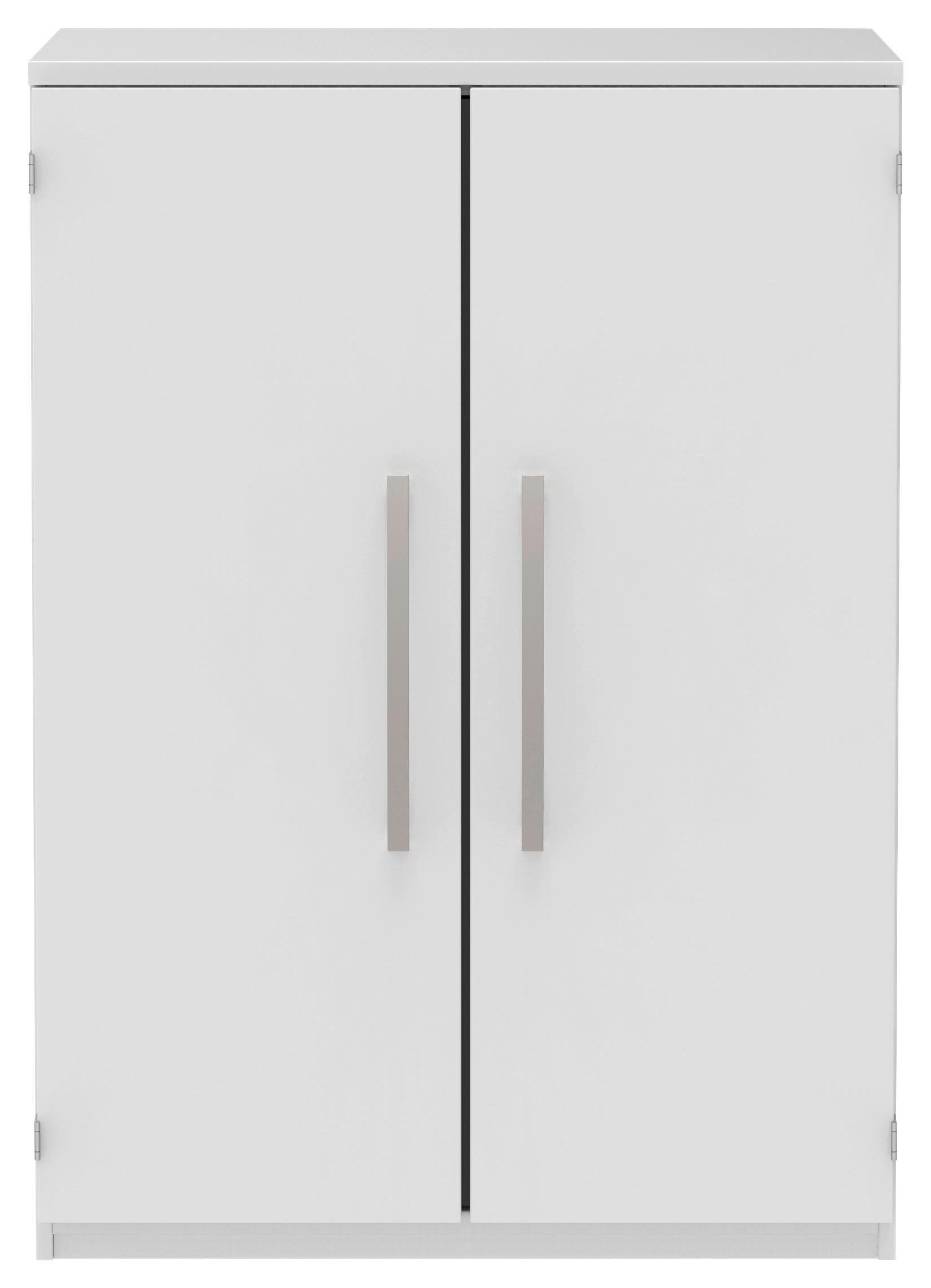 AKTENSCHRANK Weiß  - Weiß, KONVENTIONELL, Holzwerkstoff (80/111,7/43cm) - Moderano