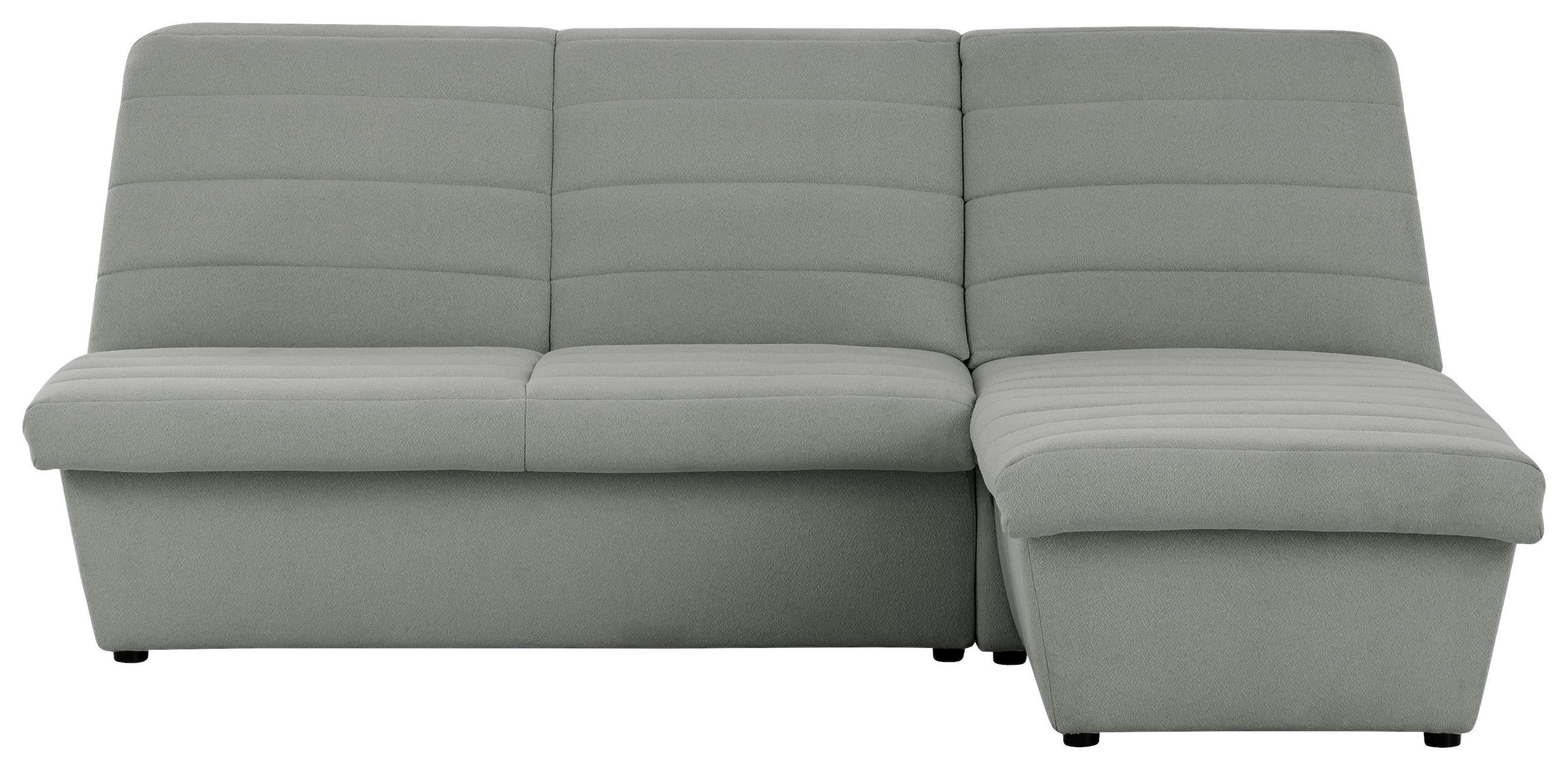 ECKSOFA in Webstoff Mintgrün  214/168 cm  - Schwarz/Mintgrün, Design, Kunststoff/Textil (214/168cm) - LOOKS by W.Joop