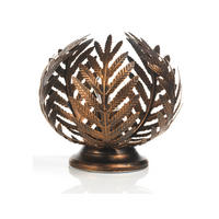 TISCHLEUCHTE 25/25 cm   - Bronzefarben, Natur, Metall (25/25cm)