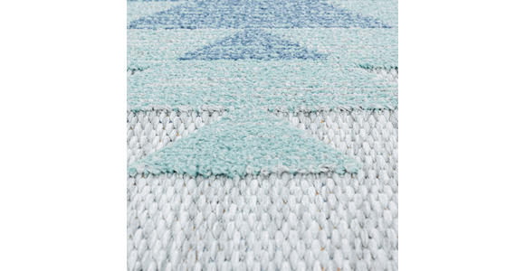 FLACHWEBETEPPICH 140/200 cm Bahama Blau  - Blau, Design, Textil (140/200cm) - Novel