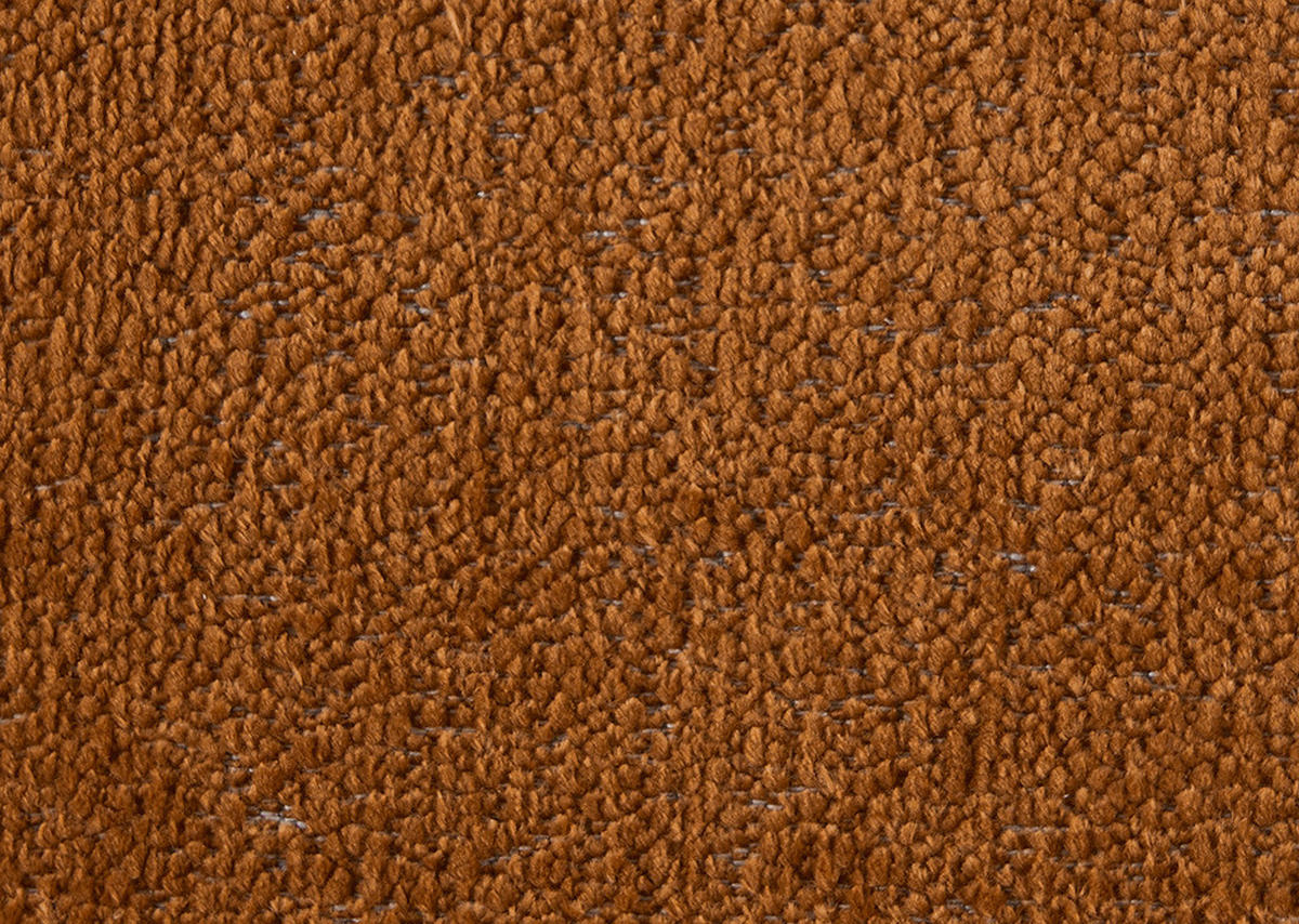 SESSEL in Chenille, Mikrofaser Cognac  - Cognac/Schwarz, Design, Textil/Metall (68/78/76cm) - Johann Jakob