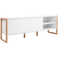 TV-ELEMENT 160/55/40 cm  - Weiß/Eiche Artisan, Design, Holzwerkstoff (160/55/40cm) - MID.YOU
