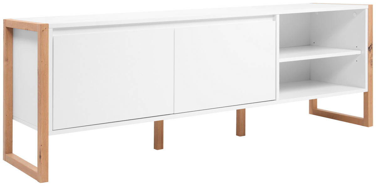 TV-ELEMENT 160/55/40 cm  - Weiß/Eiche Artisan, Design, Holzwerkstoff (160/55/40cm) - MID.YOU