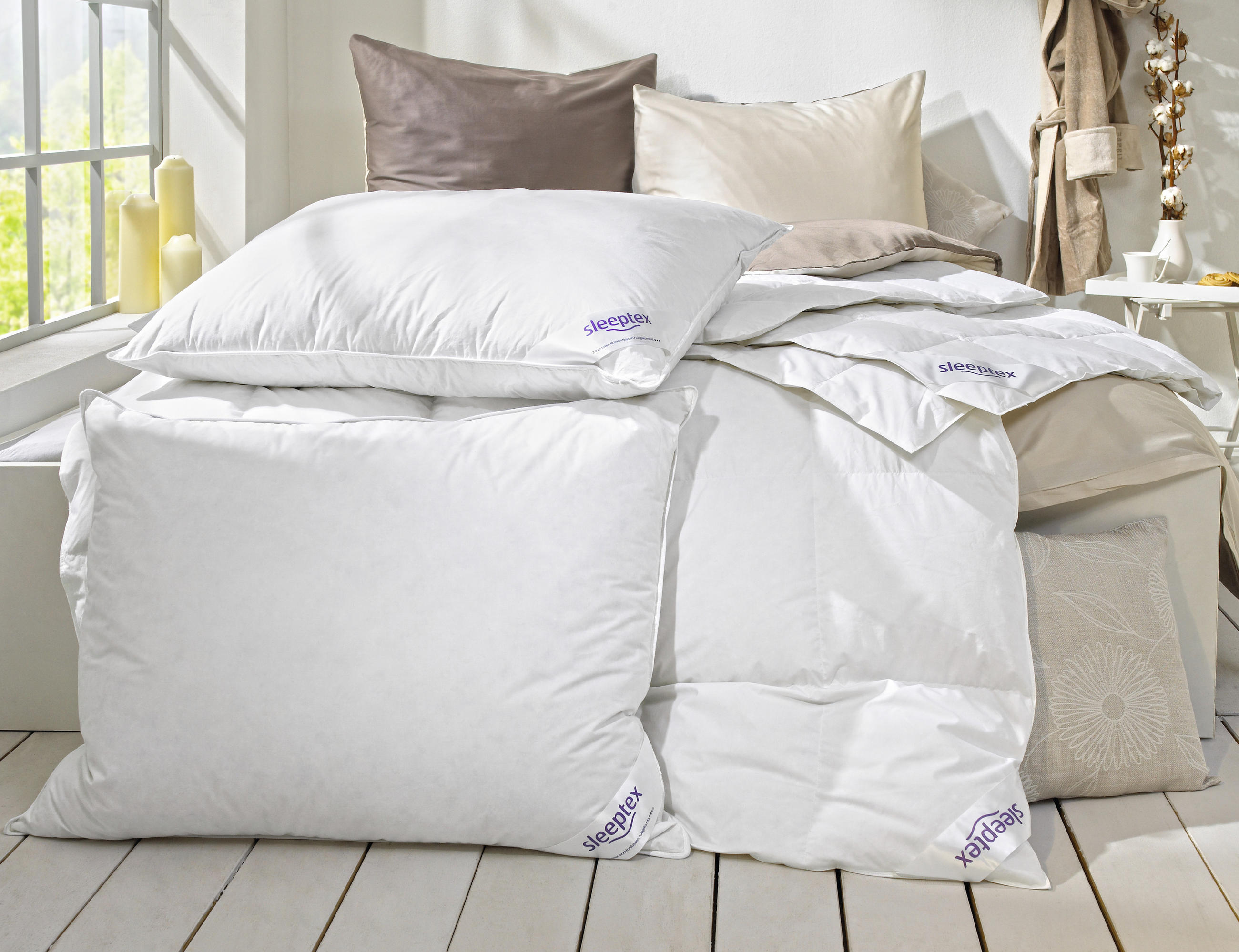 PÁRNA 40/50 cm   - fehér, Basics, textil (40/50cm) - Sleeptex