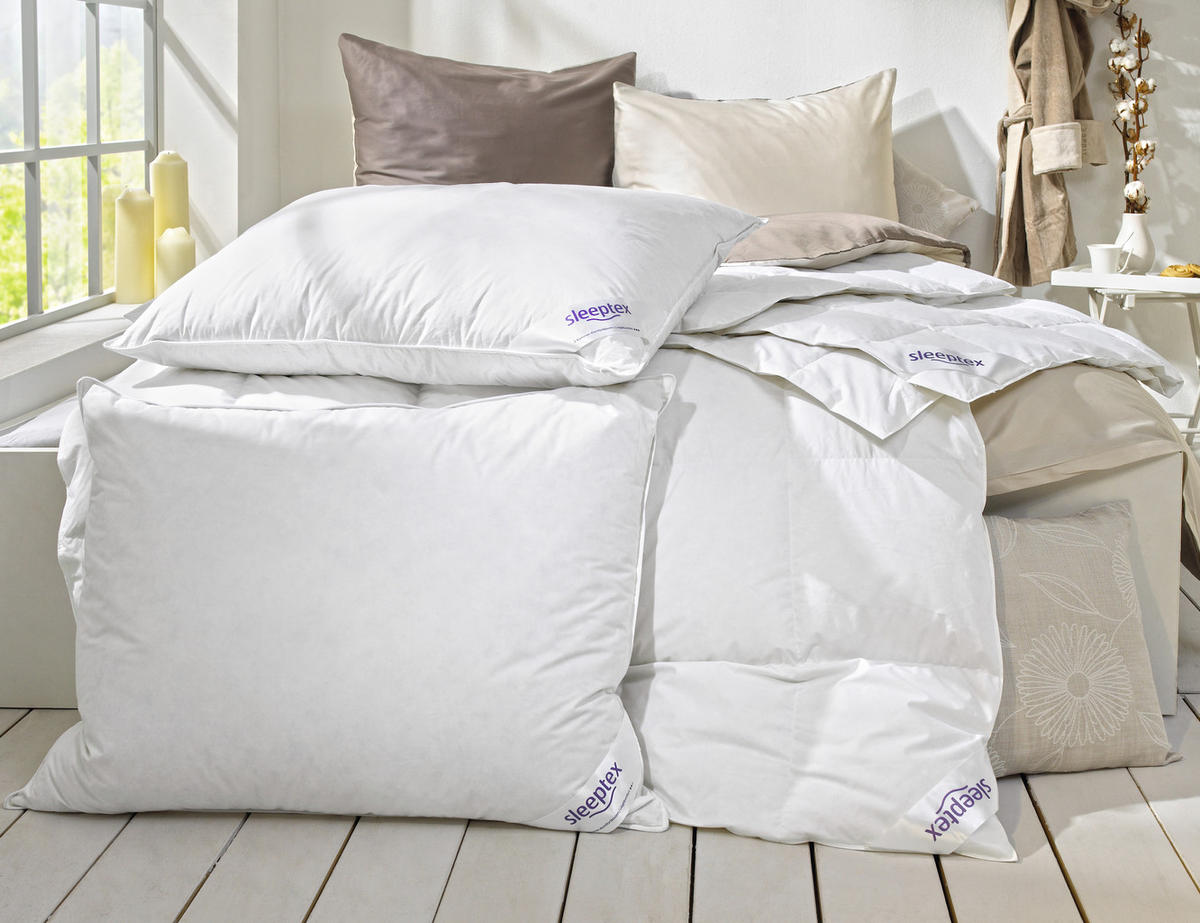 TŘÍKOMOROVÝ POLŠTÁŘ, 70/90 cm - bílá, Basics, textil (70/90cm) - Sleeptex