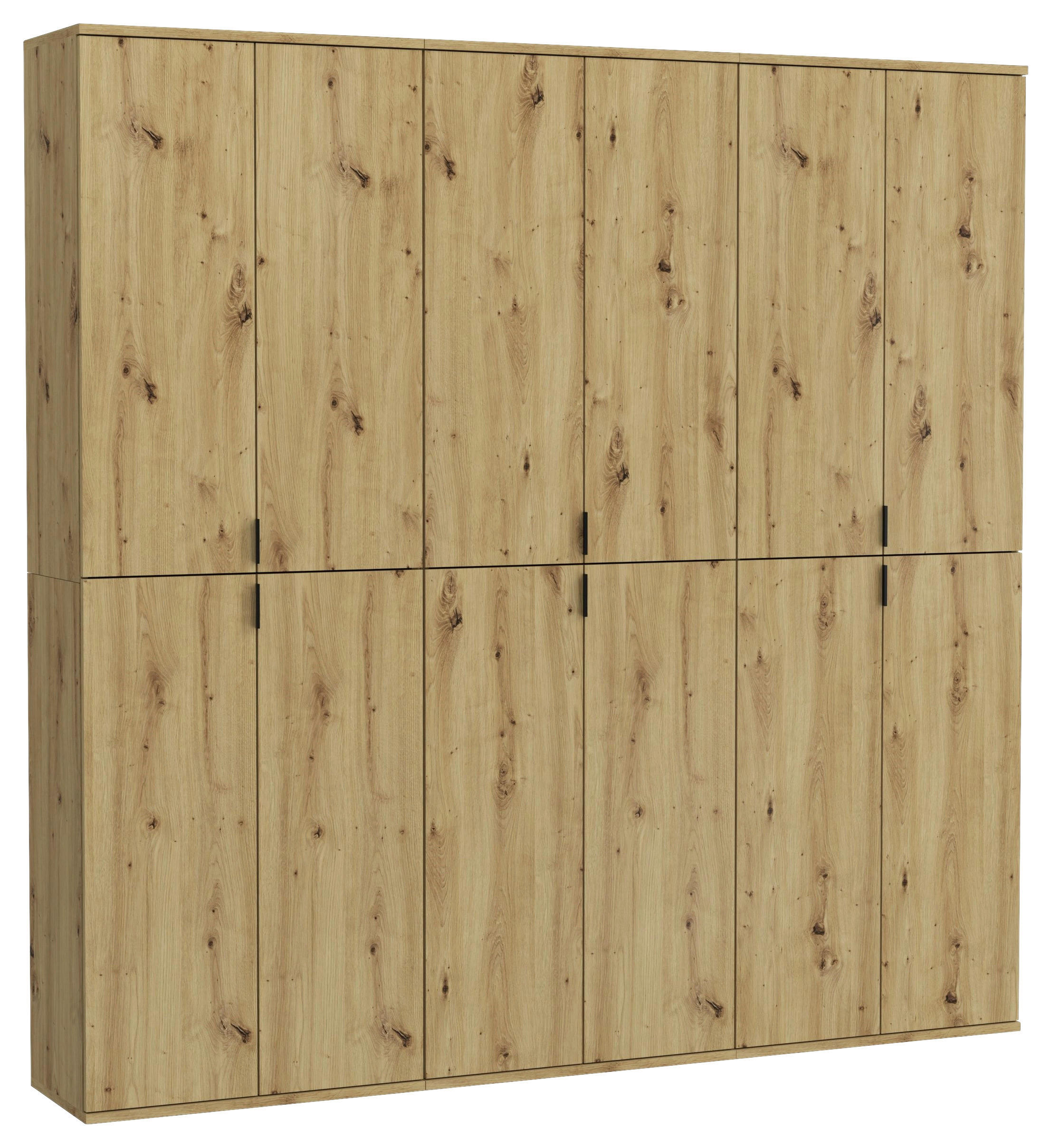 GARDEROBE 3-teilig  in 183/193/34 cm  - KONVENTIONELL, Holzwerkstoff (183/193/34cm) - MID.YOU