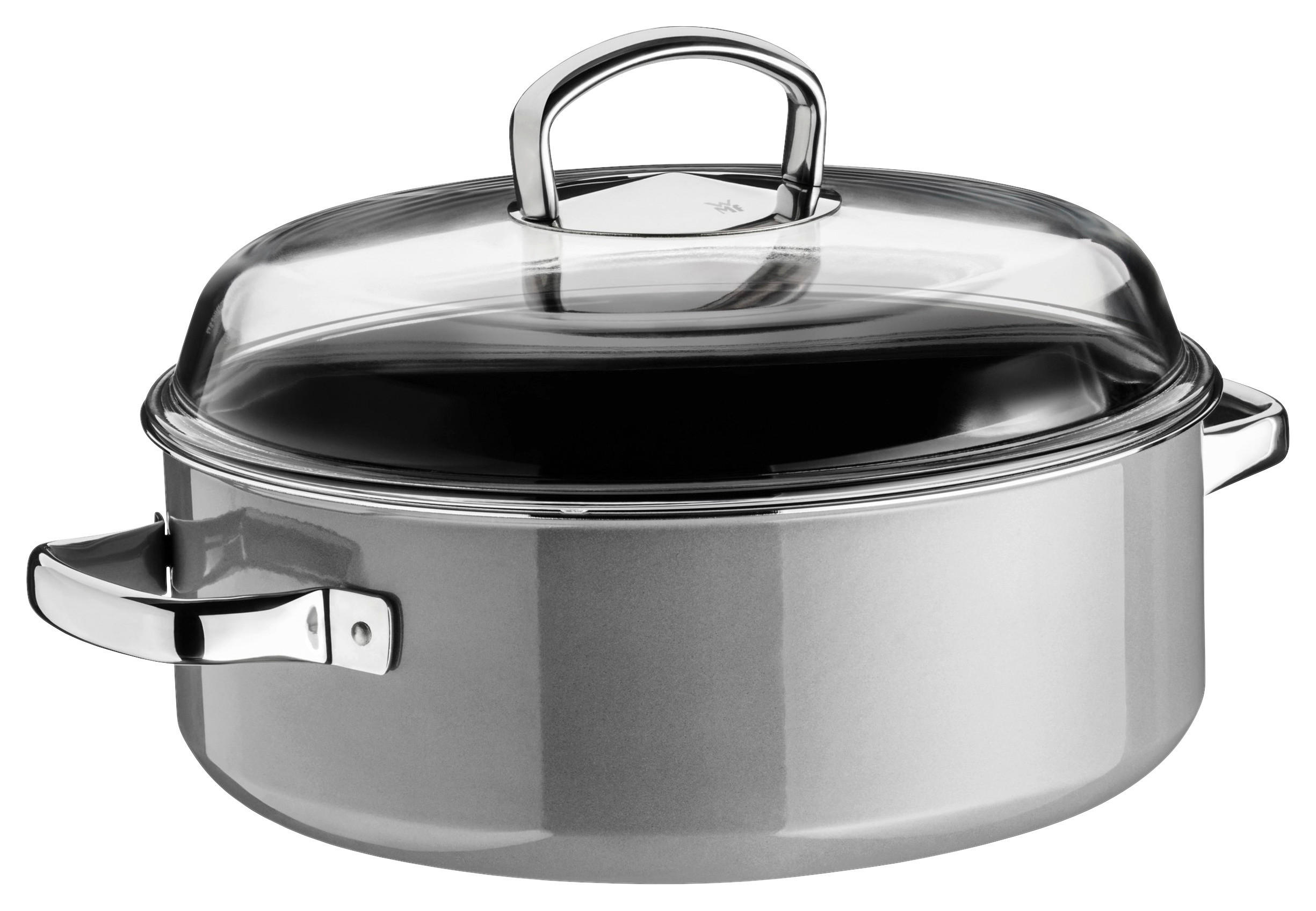 SCHMORTOPF FUSIONTEC 5,9 l  - Grau, Design, Glas/Metall (28cm) - WMF