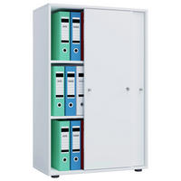 AKTENSCHRANK Weiß  - Weiß, Basics, Holzwerkstoff (70/105/37cm) - P & B