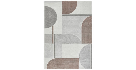 WEBTEPPICH 160/230 cm Valencia  - Bordeaux/Weiß, Design, Textil (160/230cm) - Novel