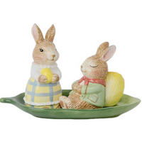 DEKOHASE - Gelb/Braun, LIFESTYLE, Keramik (16/7,2/10cm)