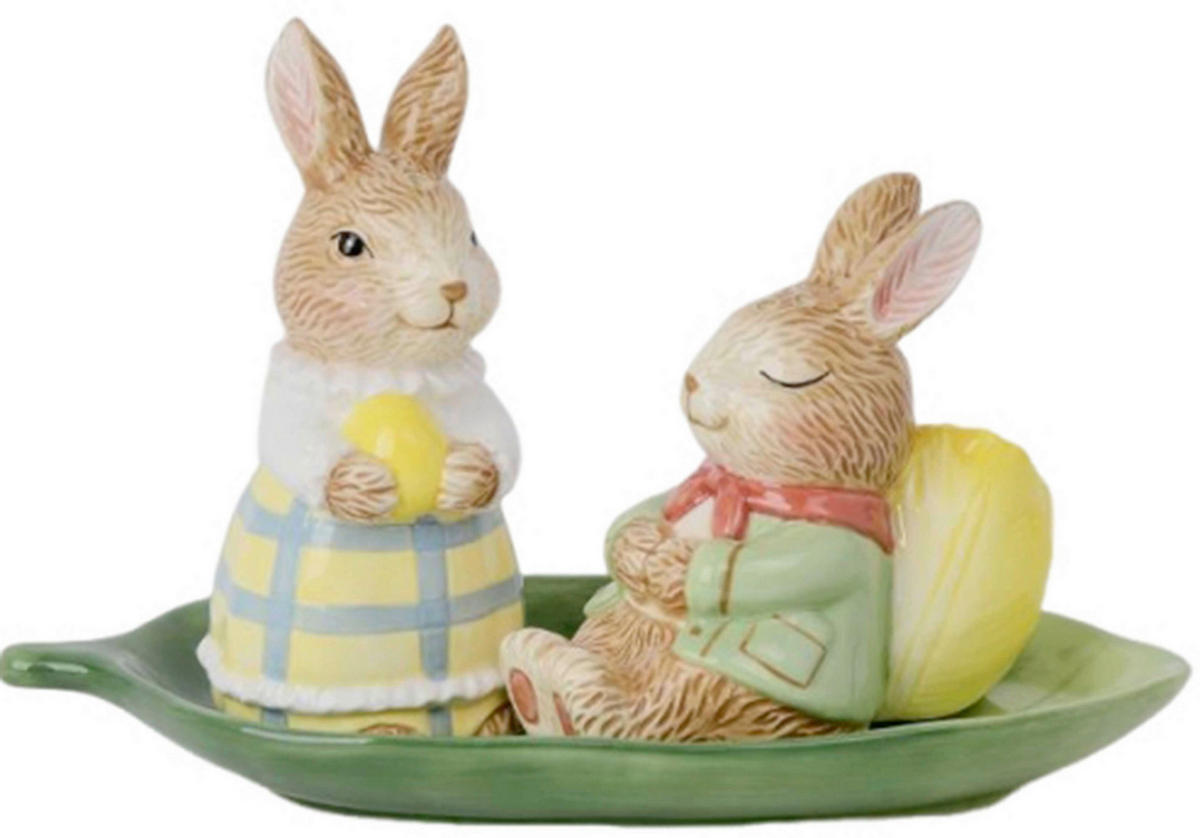 DEKOHASE - Gelb/Braun, LIFESTYLE, Keramik (16/7,2/10cm)