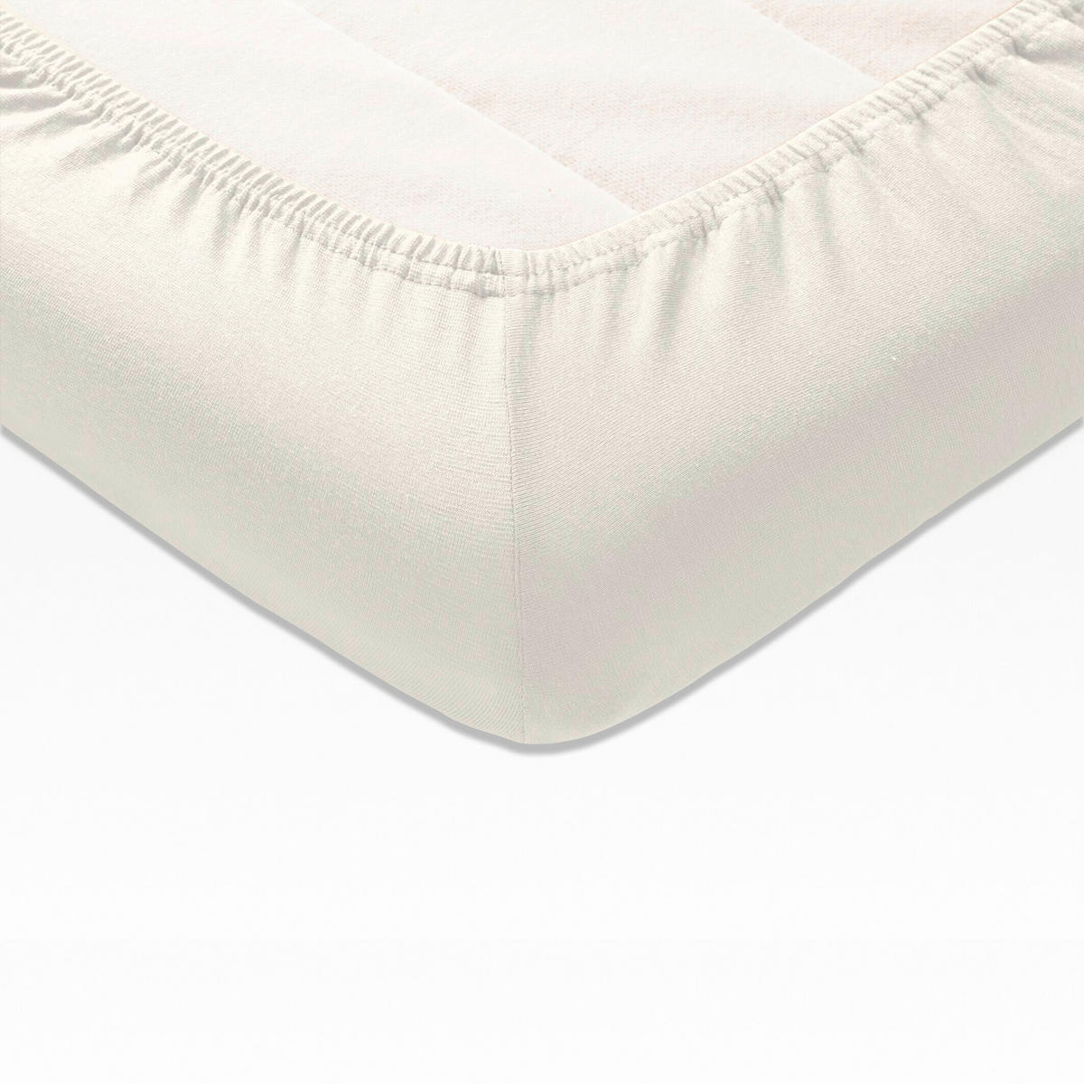 TOPPER-SPANNLEINTUCH 180-200/200 cm Jersey  - Weiß, Basics, Textil (180-200/200cm) - Joop!