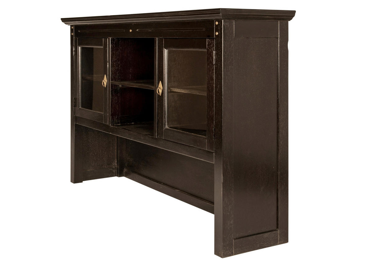 BUFFETAUFSATZ 148/110/34 cm  in  - Schwarzbraun/Messingfarben, Design, Holz/Metall (148/110/34cm) - MID.YOU