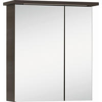 SPIEGELSCHRANK 60/72/20 cm  - Graphitfarben, Design, Glas/Holzwerkstoff (60/72/20cm) - Xora