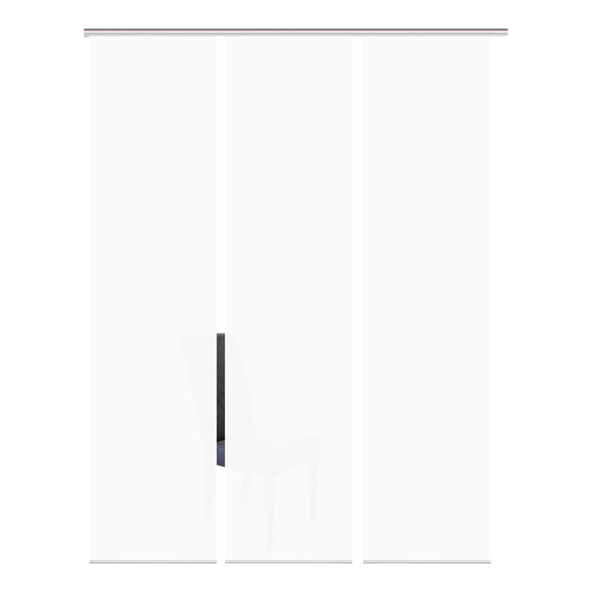 PANELOVÝ ZÁVĚS, 60/245 cm - bílá, Moderní, textil (60/245cm)