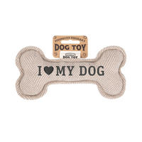 HUNDESPIELZEUG - Creme, Trend, Textil (20/4/10cm)