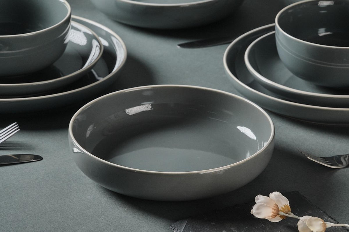 KOMBISERVICE Blau Bastia azzurro 16-teilig 4 Personen  - Blau, Trend, Keramik - Novel