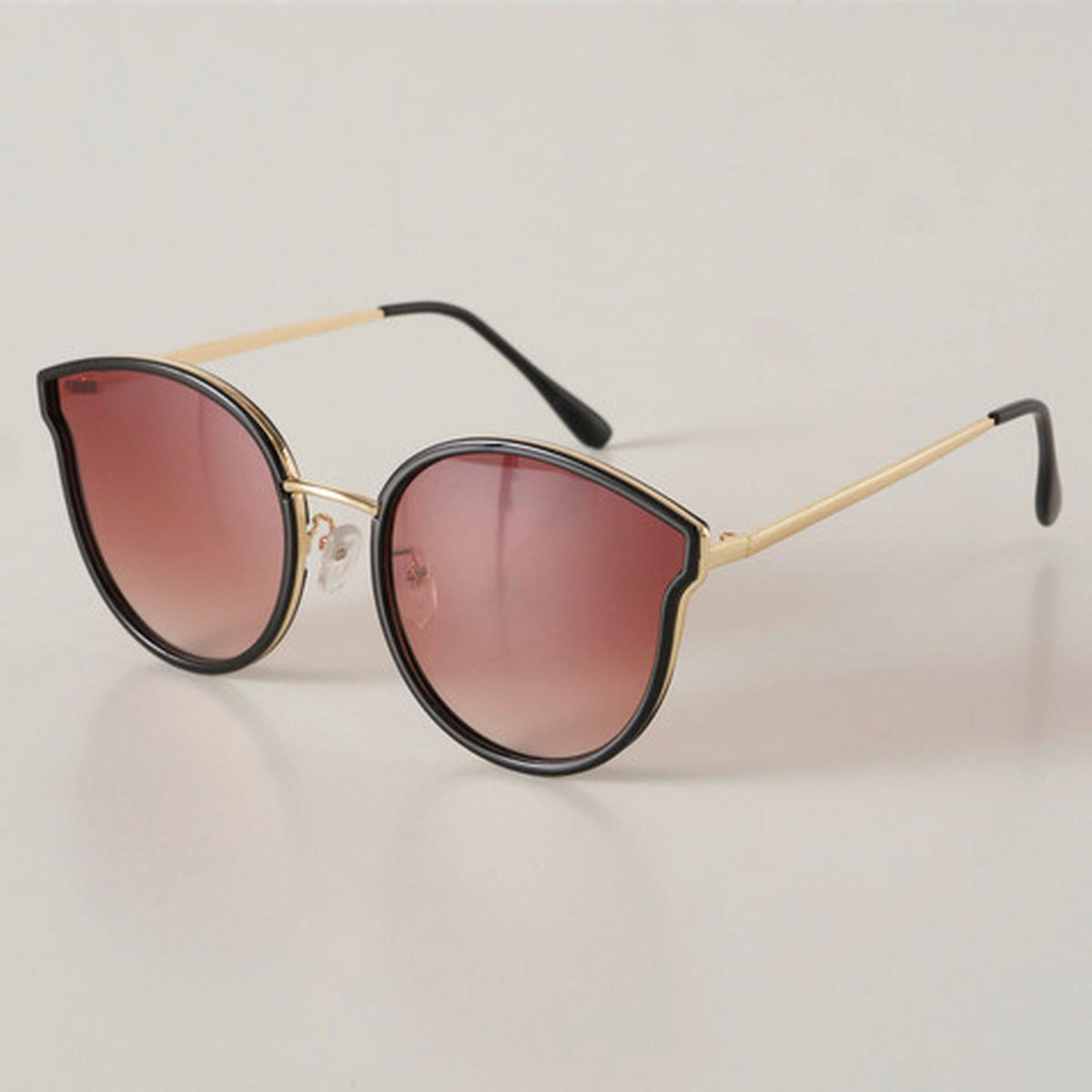 SONNENBRILLE  - Goldfarben, LIFESTYLE, Kunststoff/Metall (15/14/5,5cm)