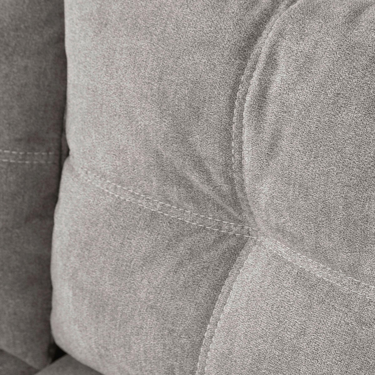 HÖRNSOFFA i flatväv ljusgrå  - ljusgrå/silver, Klassisk, trä/textil (273/192cm) - MID.YOU