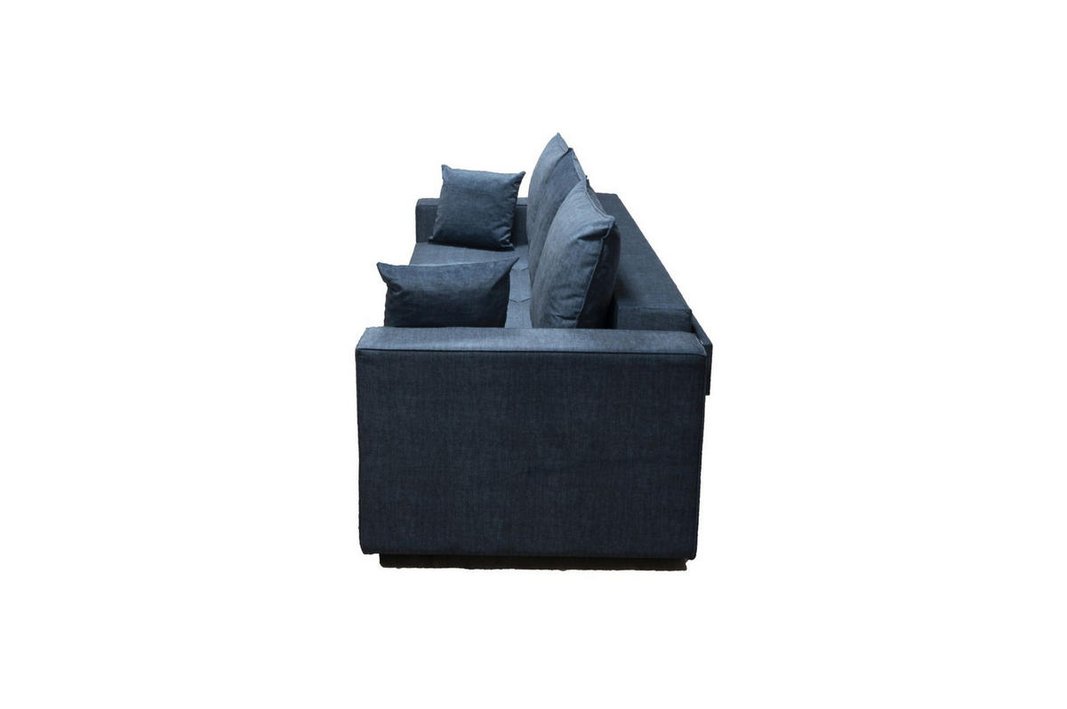 CANAPEA EXTENSIBILA textil albastru  - albastru, Basics, textil (230/65/100cm) - Carryhome