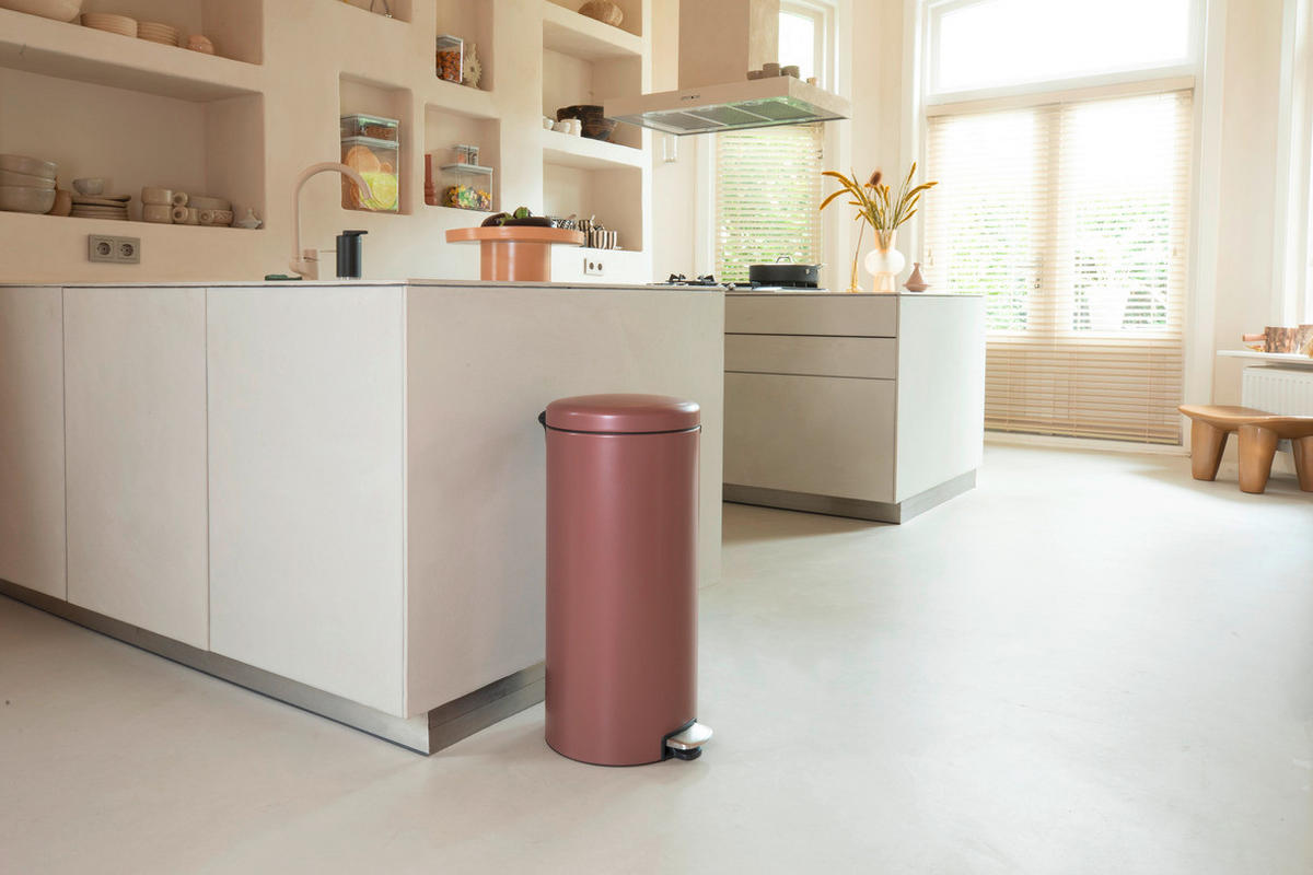 TRETEIMER 30 l  Metall  - Taupe/Anthrazit, Basics, Kunststoff/Metall (29,3/67,9/38cm) - Brabantia