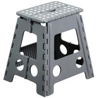 KLAPPHOCKER Hellgrau  - Hellgrau, Basics, Kunststoff (31,0/22,0/29,0cm) - Kesper
