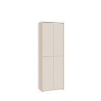 OMARA ZA ČEVLJE peščene barve - peščene barve, Moderno, umetna masa/leseni material (74,5/191,9/34,9cm) - Carryhome