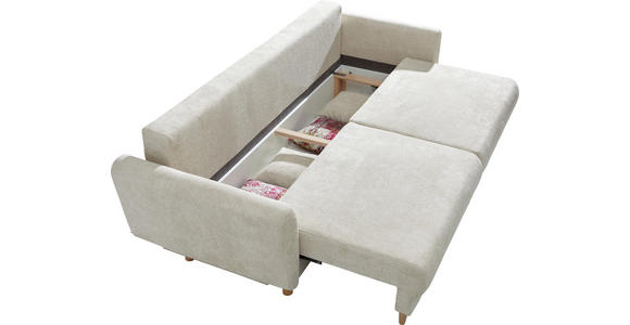 DREISITZER-SOFA in Textil Blau, Grün - Blau/Multicolor, Design, Holz/Textil (235/87/98cm) - Hom`in