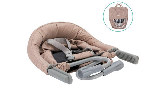 TISCHSITZ  - Beige/Grau, Basics, Textil/Metall (58,5/38/28,5cm) - My Baby Lou