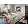 2,5-SITZER in Cord Beige  - Beige/Schwarz, Design, Kunststoff/Textil (240/70/125cm) - Xora