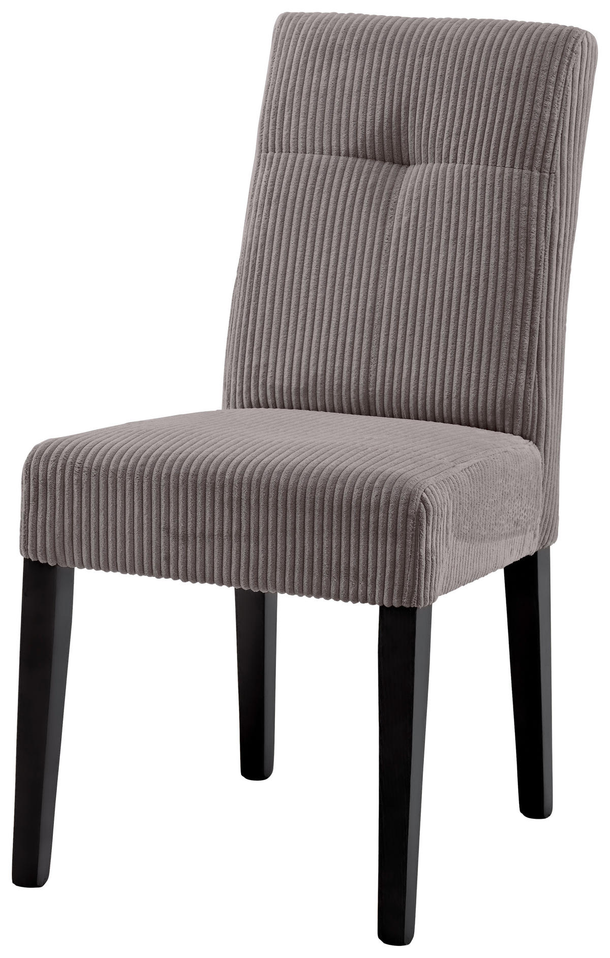 STUHL in Holz, Textil Braun, Schwarz  - Schwarz/Braun, KONVENTIONELL, Holz/Textil (47,5/91,5/63cm) - home24