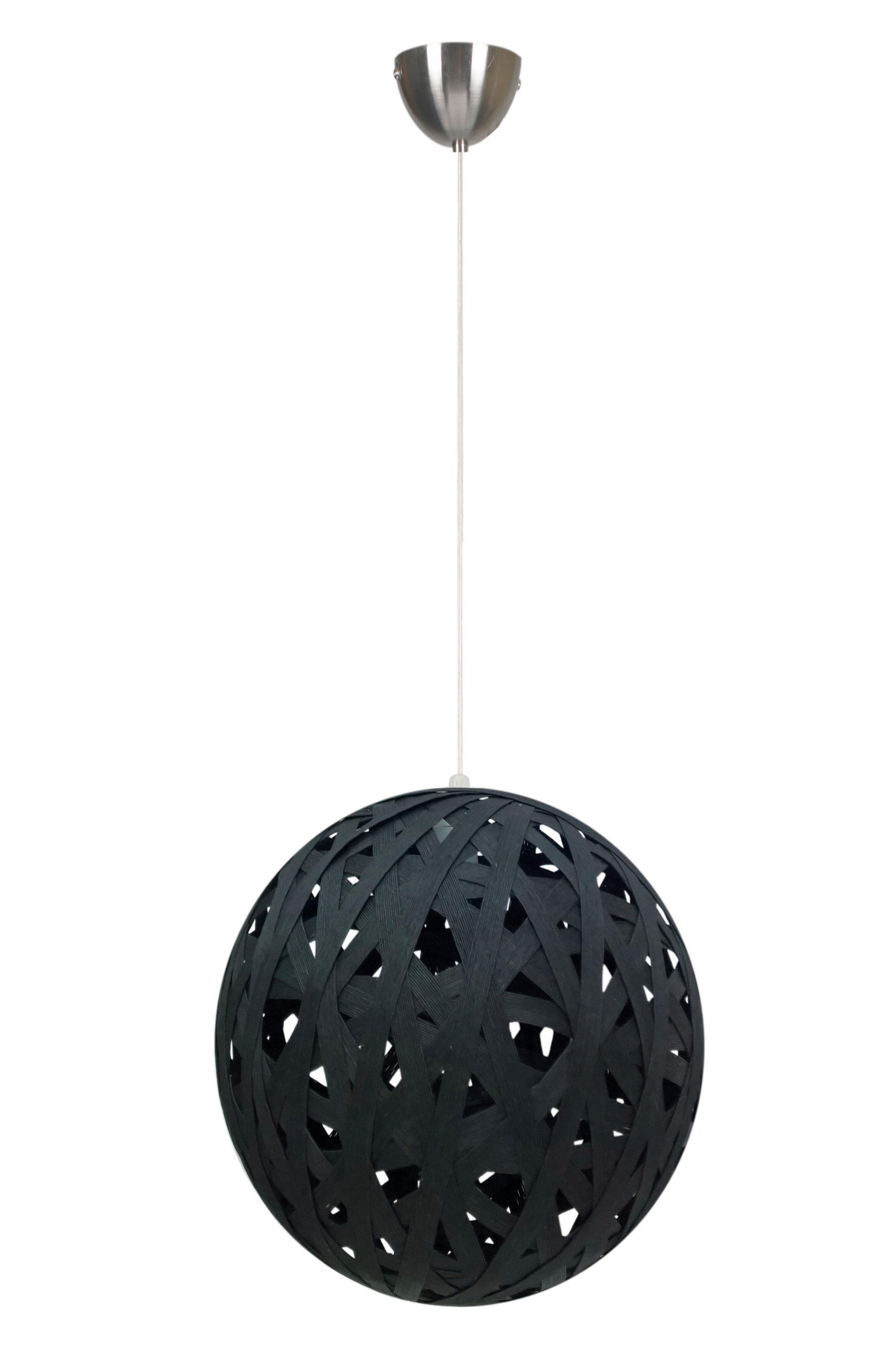 PENDELLAMPA Frida 40/0/0 cm  - svart, Klassisk, plast (40/0/0cm)